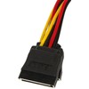 Cable Power SATA 15pin > 2x SATA HDD – Right