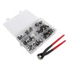 130Pcs Stainless Steel Hose Clamps 6 to 21mm Hose Clip