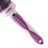 Timco CTM-3 Cepillo Cerámica Turmalina redondo 2.5", morado/blanco