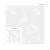 Paintable Dandelion Fields Unpasted Wallpaper, Off-White, 20.9 in. W x