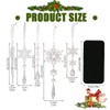 UEAVOID Pack of 5 Diamond Painting Christmas Tree Decorations Icicle