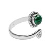 Malachite Stone Toe Ring 925 Sterling Silver Ring Feet Body