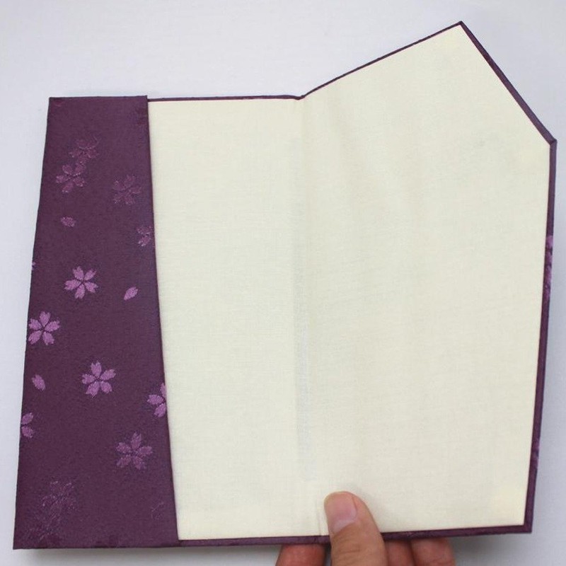 Maruai Fuku-41PU Japanese Cloth for Congratulations with Pouch, Cherry Blossom