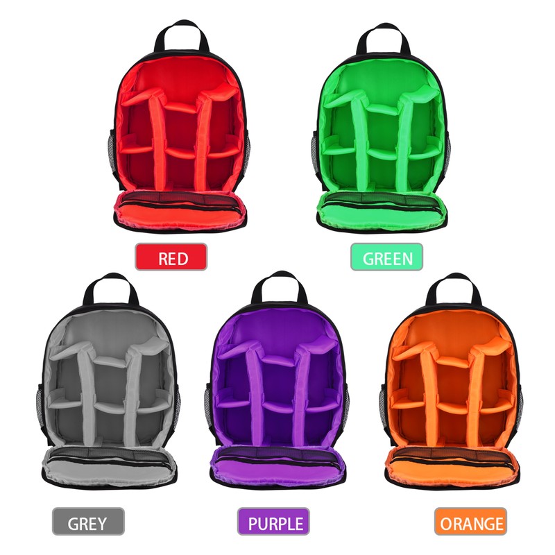 Small Camera Backpack Outdoor Camera Bag Water-resistant Shock-proof Camera Case