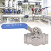 3 Way Ball Valve L Type 304 Stainless Steel Ball