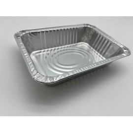 FUTINA 50 Pack 2 LB Disposable Aluminum Mini Loaf Pans with Lids, Baking Pans with 50 Lids