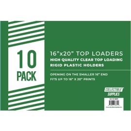 Collectible Supplies 16"x 20" Toploaders 10 pack Top Loaders Picture Protection