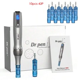 Handheld Home Pen Skin Care Whitening Pores Stretch Mark Removal Skin Tightening Hydro Pen M8Spower supply mode: M8S with 12pcs 42pins