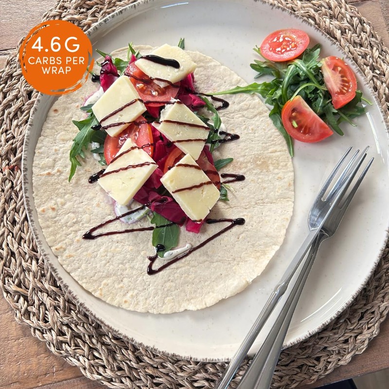 Heylo Low-Carb KETO Wraps | Pack of 6 x 40g