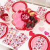 Horaldaily 100 Valentine Disposable Paper Decorative Guest Napkins, Pink Tiny