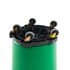 20 Gallon Green Round Commercial Trash Can With Lid And