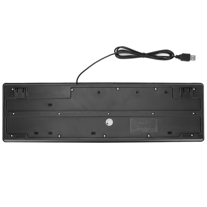 Computer Keyboards Ergonomic Design Durable USB Wired Arabic English Mechanical