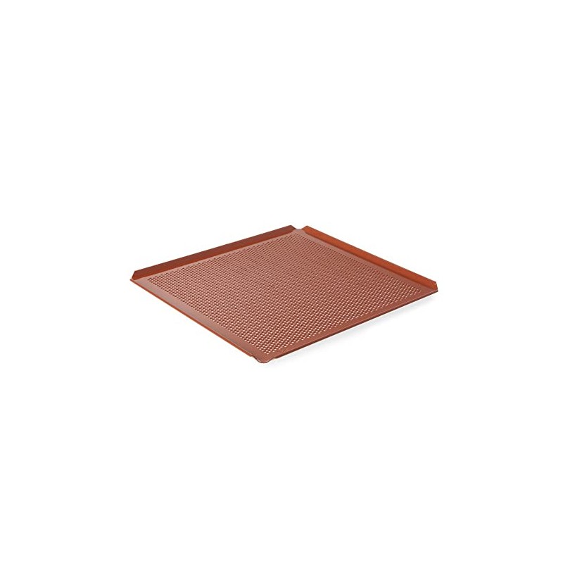 HENDI Baking Tray with Teflon™ Non-Stick Coating, with 4 Upstands,
