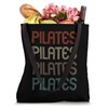 Retro Pilates Lover Trainer Instructor Tote Bag