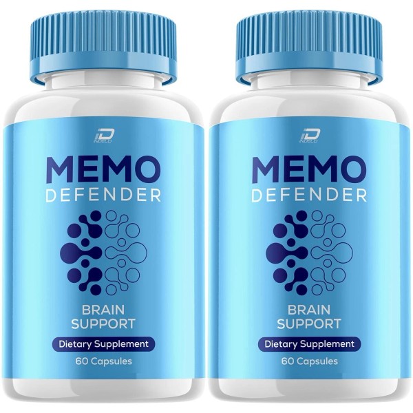 Memo Defender (2 Pack) Memo Defender Brain Supplement Capsules –