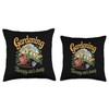 Gardening Therapy ain't Cheap Throw Pillow