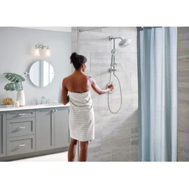 Moen Chrome Replacement 4-Function Eco-Performance Handheld Showerhead, 164927