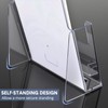 Memorywuu 8 Pack 6x9 Acrylic Brochure Holder with Business Card