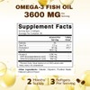 Vitamatic Triple Strength Omega 3 Fish Oil 3600mg Per Serving,