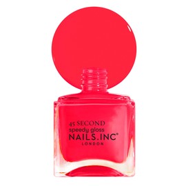 Nails.INC Quick Drying Nail Polish, Charlie, Coral Pink