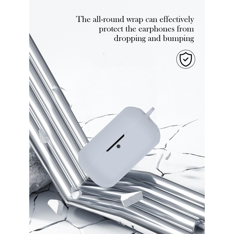 Case for Technics EAH-AZ100 Wireless Earbuds,Soft Protective,BOVUGAC Silicone Case Cover