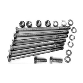 Pro Marine Powerhead Bolt Kit J/E V4 V6 X-Flow 79 & Up 8Bolts, 4Nuts, 9Washers