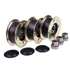 IEQFUE 3PCS Pully Kit 131-4529 125-2532 131-4509 131-4506 126-0316 121-5763 Compatible with 30" Deck TimeMaster TurfMaster Walk-Behind Mower Toro 20199 20200 20975 20977