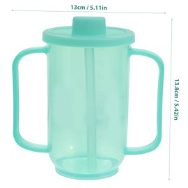 OHPHCALL Unbreakable Drinking Cup for Disabled Patients Nursing Cup Choking Prevention for Elderly Pregnant Women
