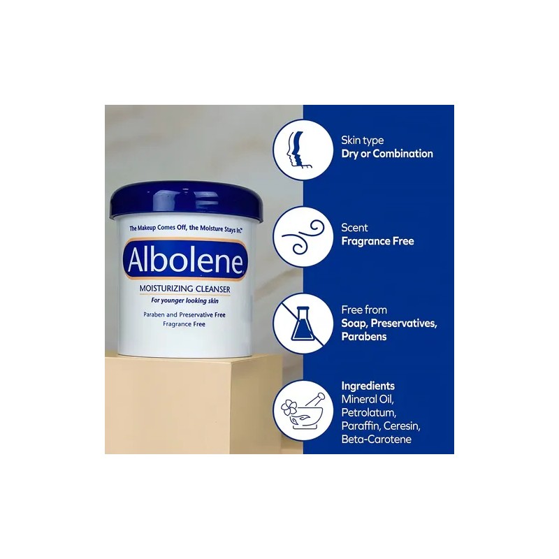Limpiador Hidratante Albolene Desmaquillante Natural 340gr
