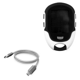 BoxWave Cable Compatible with sunroad Altimeter GPS - Micro USB DuraCable, Braided Micro USB Charging Cable - Space Grey