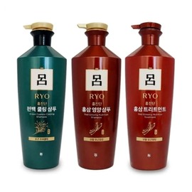 Ryo Hongjindan Red Ginseng Cypress Shampoo Treatment Nutrition Hair Root Strengthening Scalp Soothing Ryeo Hongjindan Cypress Cooling Shampoo 820ml / 려 홍진단 홍삼 편백 샴푸 트리트먼트 영양 모근강화 두피진정 려 홍진단 편백쿨링샴푸820ml