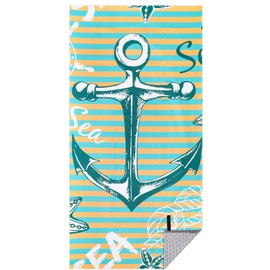 KUOGAS Beach Towel XXL 180 x 90 cm, Large Quick-Drying Microfibre Towel, Sand-Free Bath Towel, Beach Blanket for Women