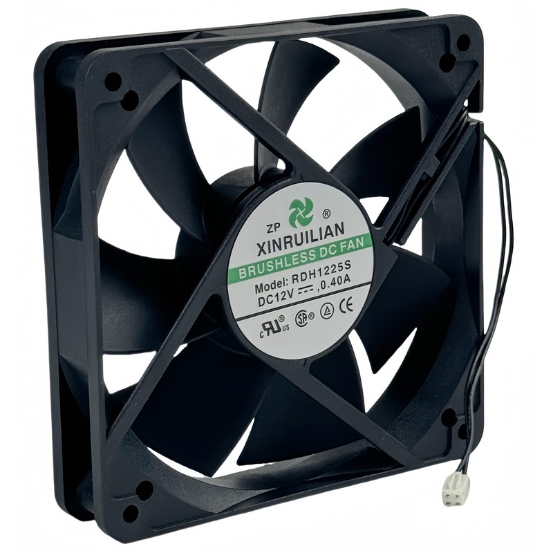 for RDH1225S XINRUILIAN BRUSHLESS DC Fan, 12V 0.40A 120x120x25mm 2-Wire