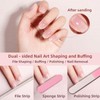 Nail Gel Polish Remover Tool Kit: Nail Files 100/180, Nail
