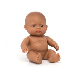 Babypuppe südamerikanisches Mädchen 21cm-31148
