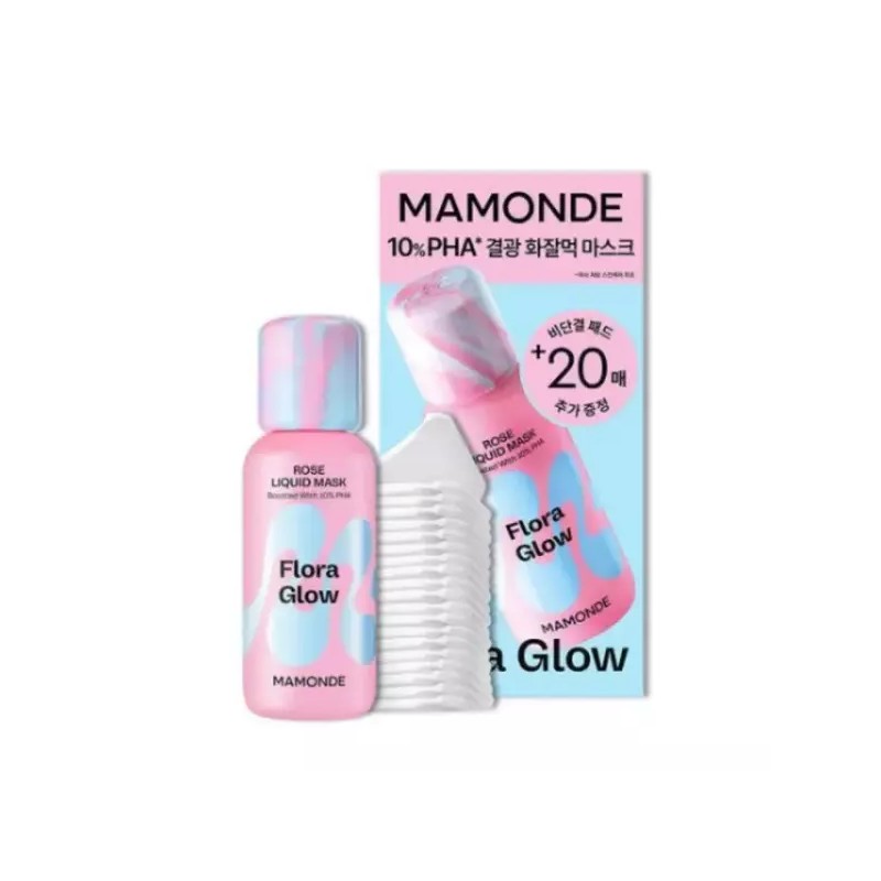 Mamonde 마몽드 플로라 글로우 로즈 리퀴드 마스크 80ml [마스크 80ml]