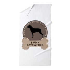 CafePress Rottweiler Dog Lover 30"x60" Absorbent Cotton Back, Soft Beach, Pool Towel