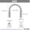 TERF® M6 X 27mm X 59mm Round U Bolts Steel