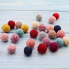 HENWUBEI 120 handmade pom pom, 2cm pom pom, various colors