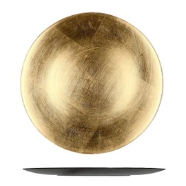 MamboCat Set of 6 Gold Place Plates, Christmas Plates, Table Set, Coaster, Plate, Mat, Decorative Accessory, New Year's Eve, Parties etc