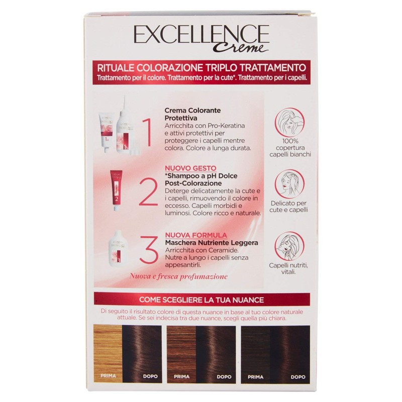 Excellence Cream Hair Dye, Dark Brown, Nr. 3