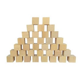 50PCS Blank Wooden Cubes Natural Unfinished Pine Wood Craft Blocks DIY Projects Baby Wood Square Blocks for Puzzle Making Crafts and Baby Shower Games (0.79" x 0.79" x 0.79")