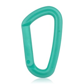 BC Carabiner Small Mini Compact Key Holder, Plastic, Lightweight, Rust Resistant, Domestic Product, YKK Luminous, Luminous (Glow in the Dark Blue)