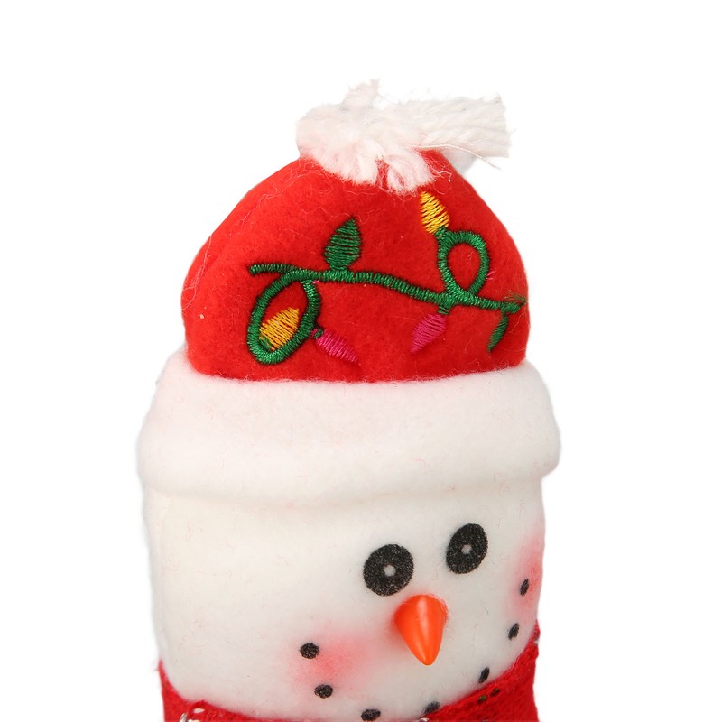 3pcs Christmas Candy Jars Transparent Clear Plastic Biscuits Jars Decorative