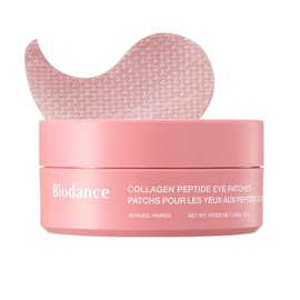 Biodance Collagen Peptide Eye Patch (Pack of 60), Hydrogel Eye Patches, Eye Care, Firmness, Elastic, Glorious Line Care, Partial Pack, Korean Cosmetics