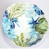 Sigrid Olsen Green Blue Coral Reef Melamine with Seahorse, Starfish