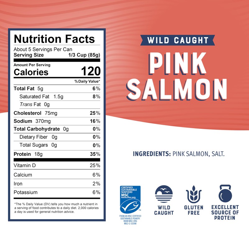 Bumble Bee Canned Pink Salmon, 14.75 oz Can - Premium