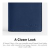 Coach Men's Bifold Case Accessory-Travelers Card Sleeves, Deep Blue