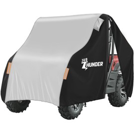 JUSTHUNDER UTV Cover, 300D Side by Side Cover 2-3 Seater Compatible with Polaris Ranger RZR Can Am Defender Commander Rhino Pioneer Kawasaki Mule Teryx