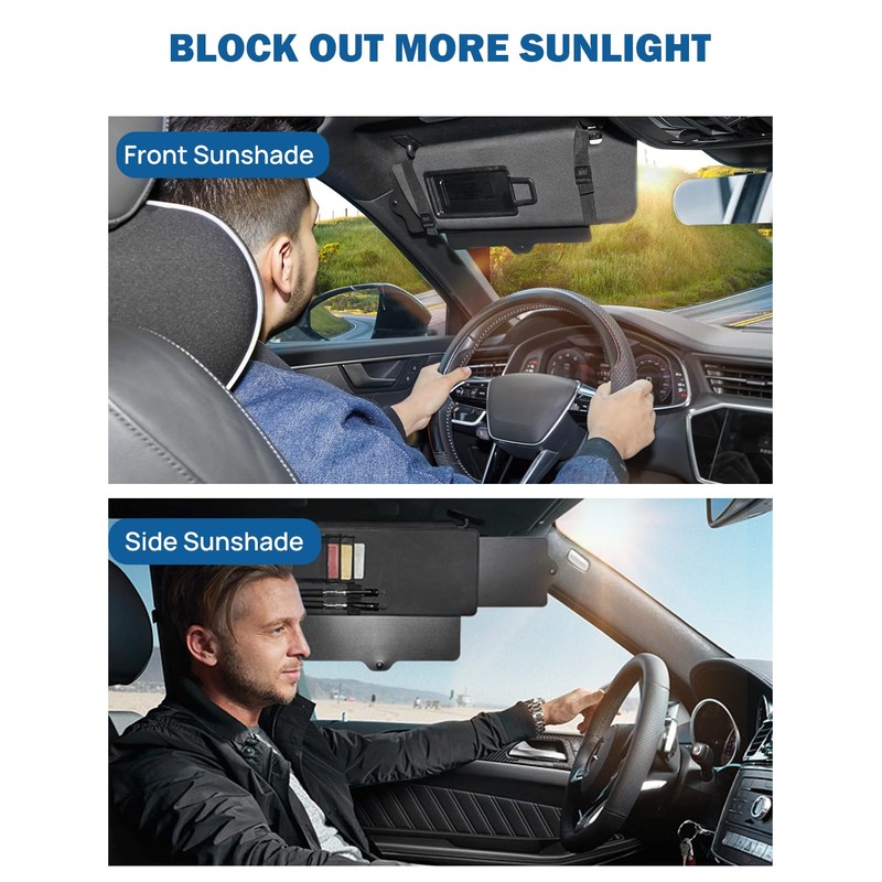 JoyTutus Car Sun Visor Extender, Sun Visor for Car Protects